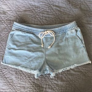 Denim shorts